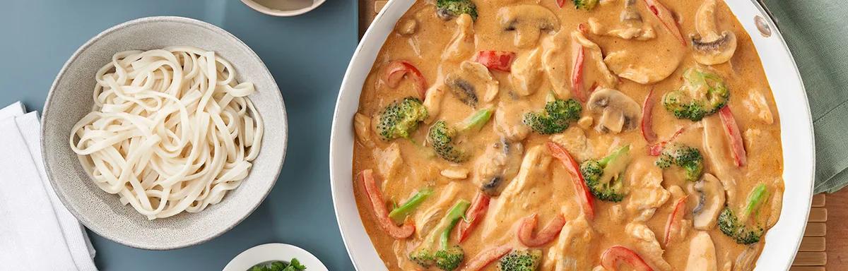 Curry Chicken with Udon Noodles
