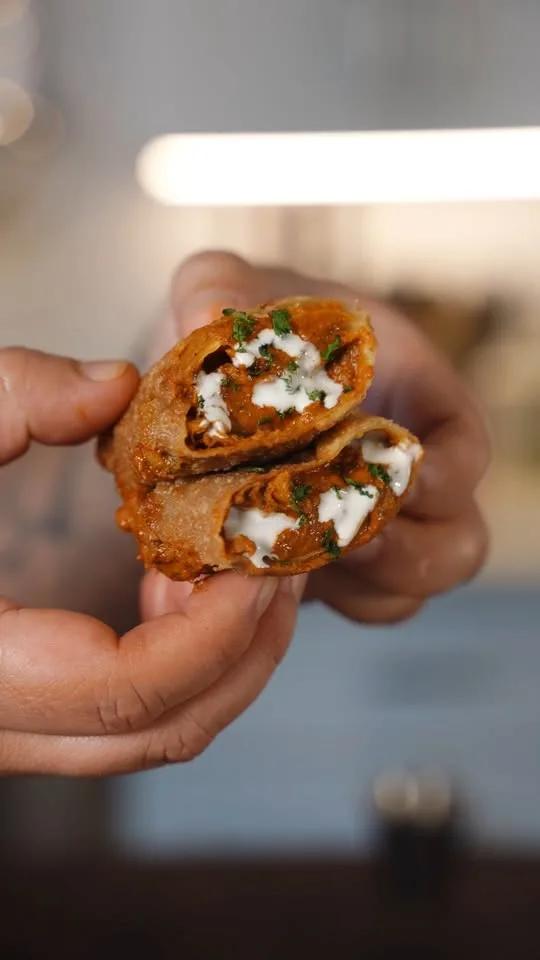 Butter Chicken Eggrolls photo