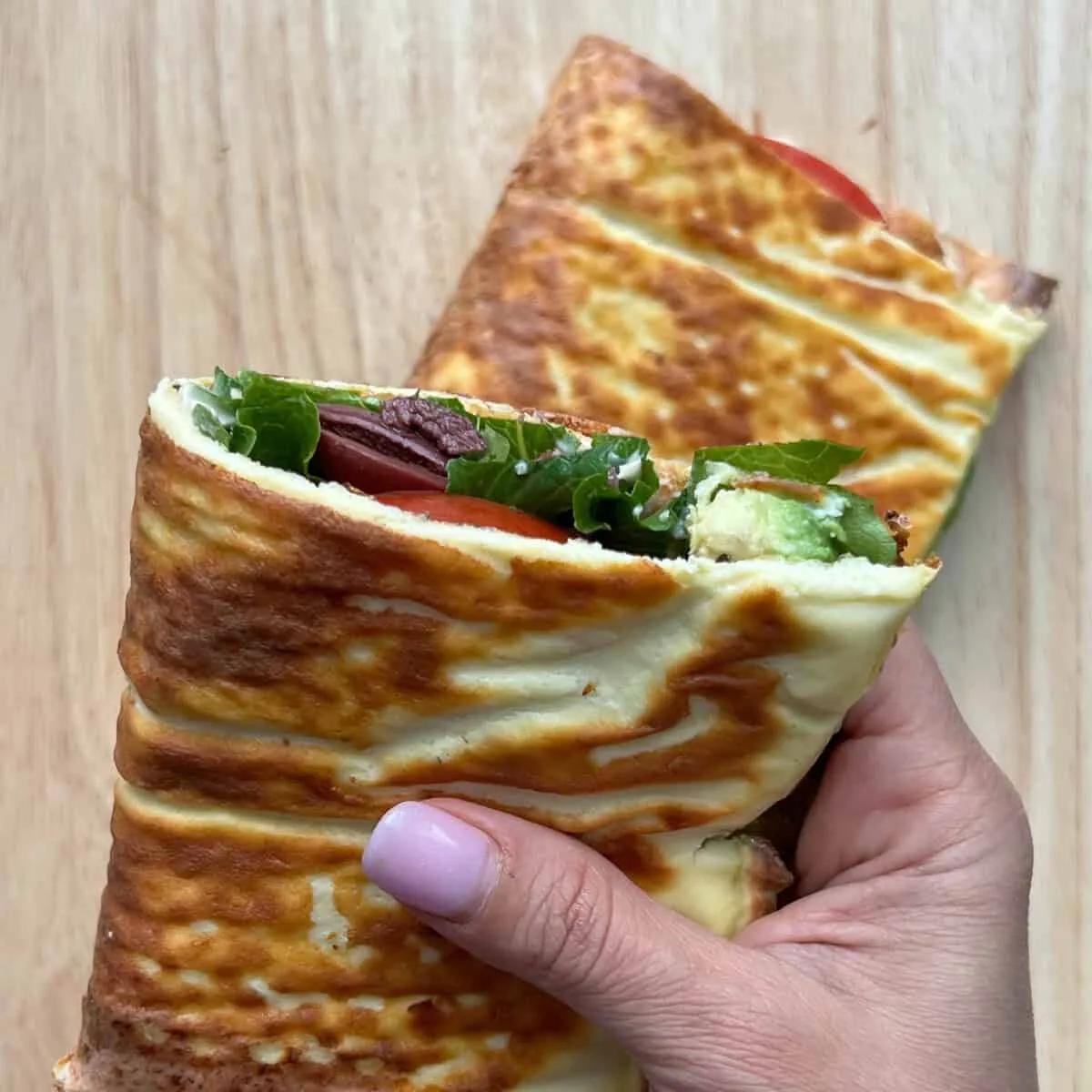 Viral High Protein Cottage Cheese Wrap photo
