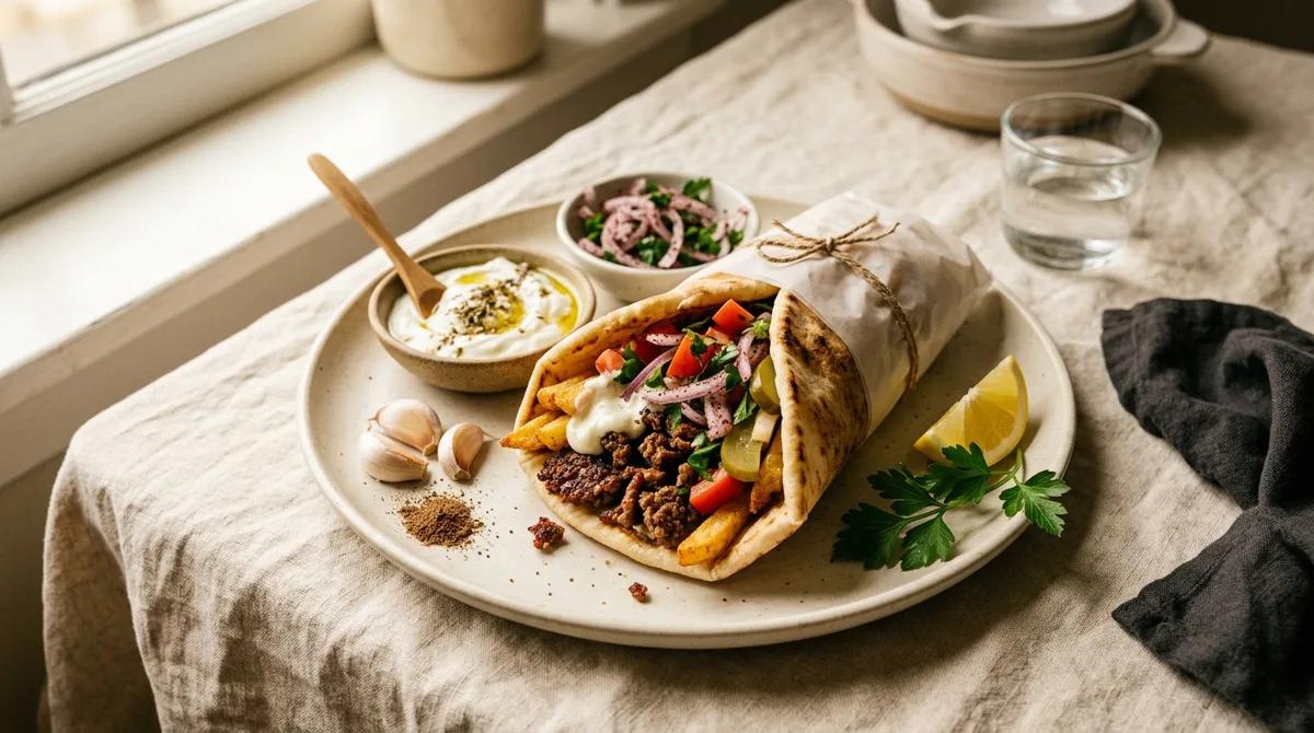 Crispy Beef Shawarma