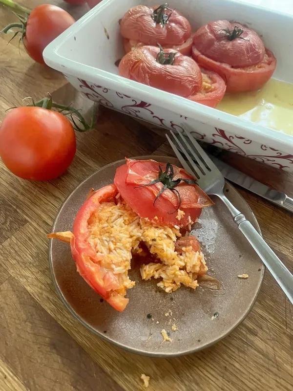 Pomodori con il Riso (Tomatoes Stuffed with Rice)