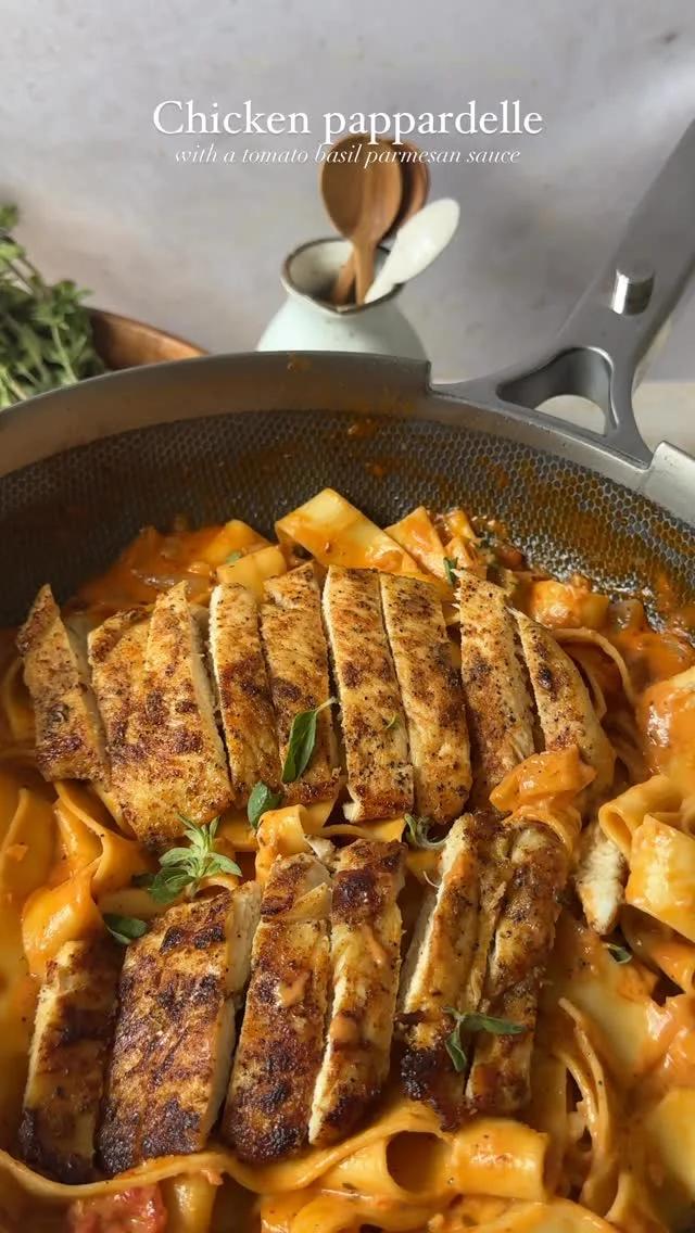 30 Minute One Pan Chicken Pappardelle