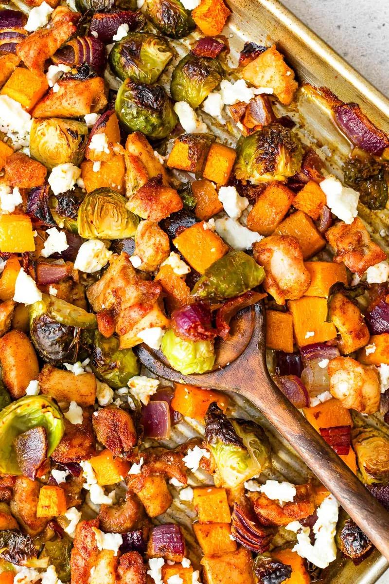 Fall Chicken Sheet Pan Dinner photo