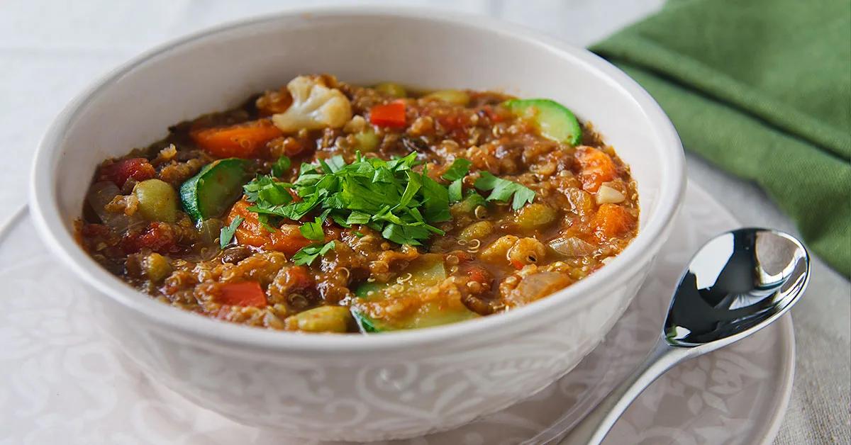 Ridiculously Easy Lentil and Vegetable Stew