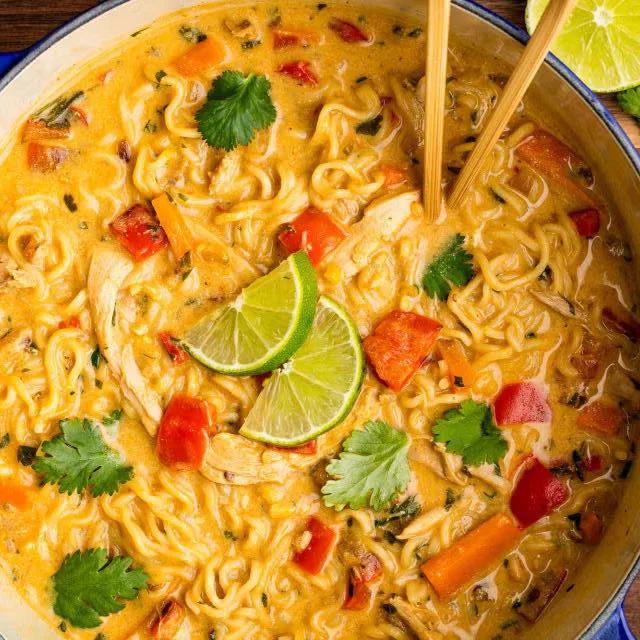 Creamy Chicken Ramen Soup photo