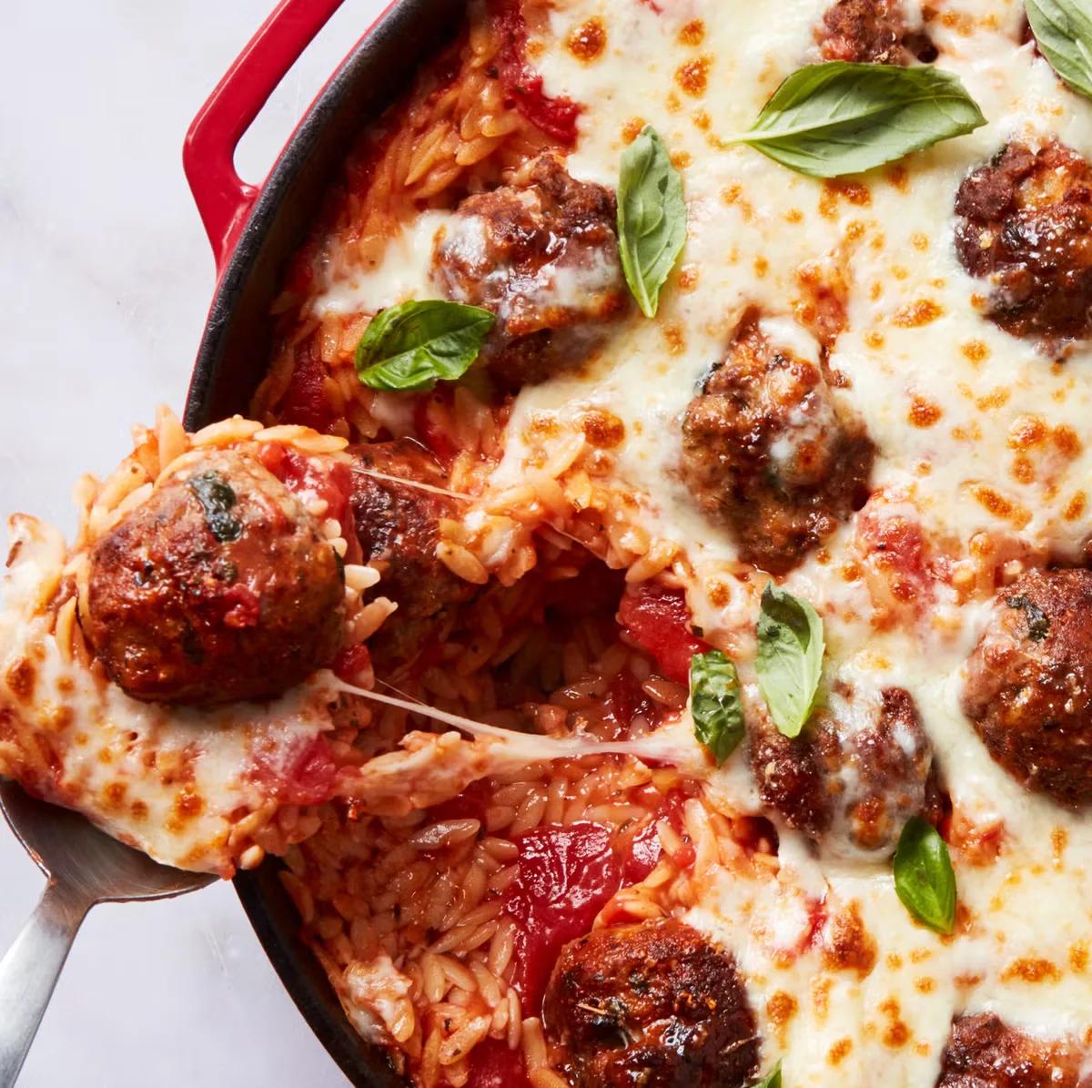Meatball Parm Orzo photo