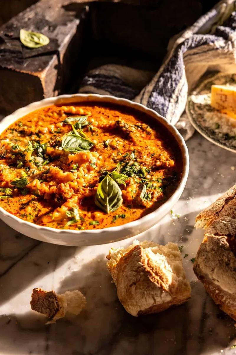 One-Pot Creamy Italian Lasagna Soup photo