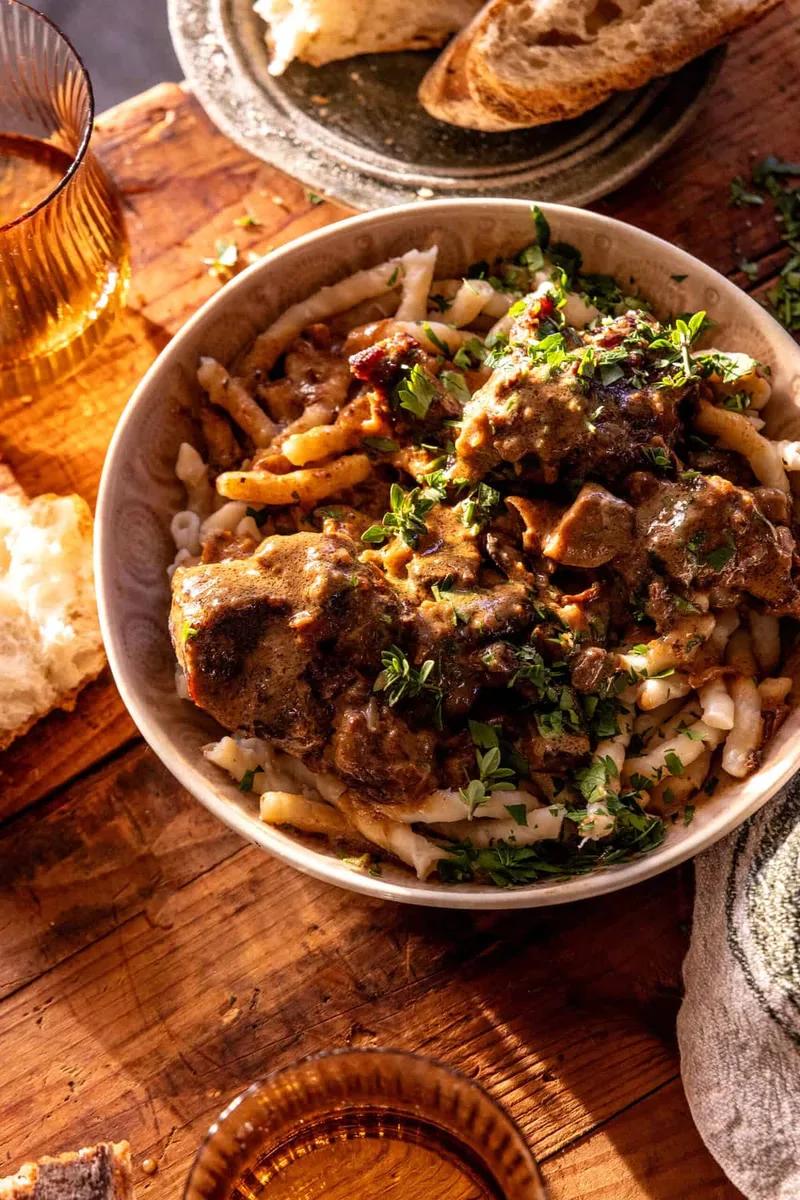 Easy Pot Roast Stroganoff