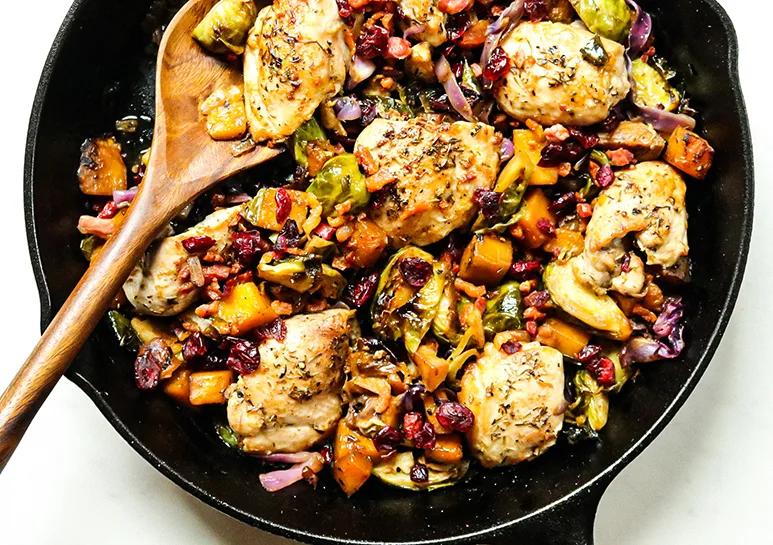 Autumn Harvest Chicken Skillet Recipe